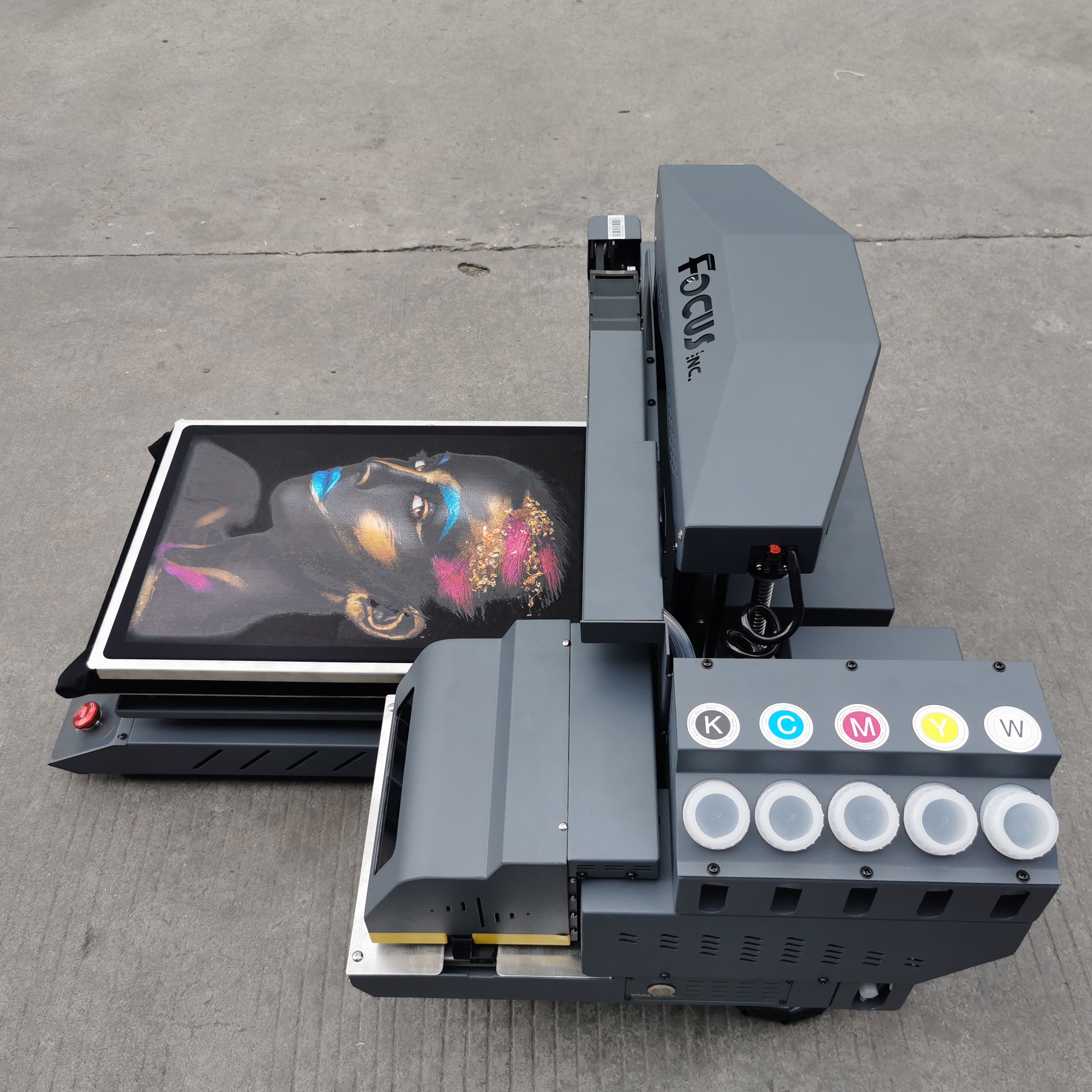 3d printing on fabric machine