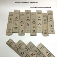 Bâtons d'encens faits à la main en bambou, 15 bâtons par paquet, parfum d'aromathérapie, élimination des odeurs, design népalais pour parfumer les plantes d'intérieur