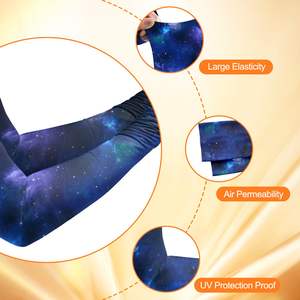 كم مخصص لحماية الذراع كم ذراع رياضي حماية من خلال حماية شعار شخصي نص بيسبول من البوليستر و سبانديكس - Product Image 3