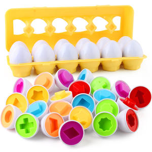 Juego de rompecabezas de huevos Montessori, juguetes para bebés, juguete educativo para bebés, reconocimiento de colores, combinación de formas, tuercas, tornillos, juguete de entrenamiento, regalo para niños pequeños - Product Image 2