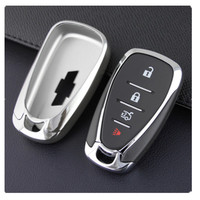 Étui de clé CJ TPU de haute qualité pour Chevrolet Cruze/Trailblazer Nouveaux modèles Design pliable populaire Ajustement précis