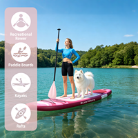 Pagaie de SUP gonflable professionnelle 2-en-1, pagaie hybride de kayak à double lame 2,76 lb, usine OEM, certifiée CE et BSCI
