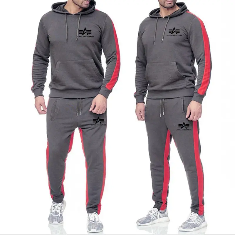 Groothandel Sweatsuit Mannen Training Gym Trainingspakken Custom Jogging Trainingspak