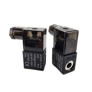 1 Stuks Pneumatische Lucht Airtac Magneetventiel Spoel Spoel Zwart Dc 12V Dc 24V Ac 110V Ac 220V Voor 4v210-08 2v025 - Product Image 1