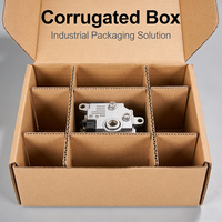 Boîtes en carton ondulé de qualité industrielle, robustes, sur mesure pour l'emballage et l'expédition de pièces industrielles, boîtes d'expédition