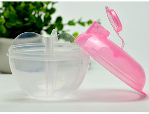 Récipient de stockage de <span class=keywords><strong>lait</strong></span> en poudre pour bébé en PP transparent portable rotatif à trois couches personnalisé Vente en gros Boîte d'alimentation - Product Image 5