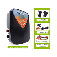 HPS Hoge Kwaliteit Professionele 120KM Elektrische Omheining Energizer 12J 10000V Hoge Spanning Omheining Oplader voor Grote Veebedrijven