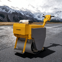 Compacteur à tambour vibrant simple FURD 5HP avec moteur Changfa, capacité de 5 tonnes, avec pompe hydraulique pour la construction routière (modèle FYL-600C)