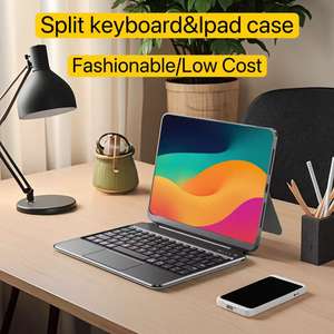 ขาตั้งแท็บเล็ตใหม่ปี 2026 คีย์บอร์<span class=keywords><strong>ด</strong></span>แมจิกแบบ OEM พร้อมแทร็ค<span class=keywords><strong>แพ</strong></span><span class=keywords><strong>ด</strong></span>แบบกรรไกร ชาร์จไ<span class=keywords><strong>ด</strong></span>้ เคสคีย์บอร์ดแมจิกสำหรับ iPad ราคาโรงงาน - Product Image 1
