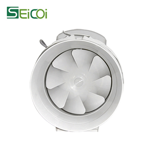 Ventilador Axial de Conducto Eléctrico SEICOI de 4 Pulgadas, Bajo Ruido, Alto Flujo de Aire, Montaje en Techo, Rodamiento de Bolas Blanco, 5 Años de Garantía - Product Image 1