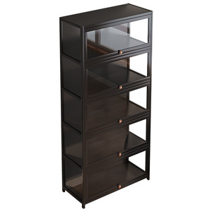 Vitrina de Bambú Transparente, Estante de Maquillaje a Prueba de Polvo, Exhibidor de <span class=keywords><strong>Lego</strong></span>, Caja Ciega, Almacenamiento de Modelos, Estantería para Libros, Muebles para el Hogar - Product Image 5