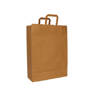 Sacs en papier pour emballages de restaurants Kraft, sacs en papier personnalisés pour la vente à emporter - Product Image 3
