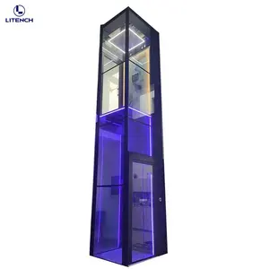 사람을위한 제조 업체 4 층 수직 빌라 홈 리프트 400kg 유압 여객 홈 엘리베이터 키트