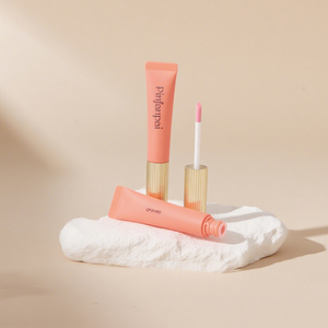 Tubo de rímel de brillo de labios de embalaje cosmético de plástico vacío con logotipo personalizado con cepillo tubo de compresión de brillo de labios - Product Image 1