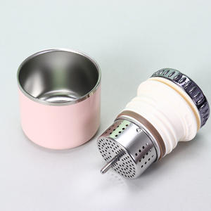 Affichage mécanique intelligent de la température Bouilloire de 850ml Bouilloire portable isolée en acier inoxydable 304 avec <span class=keywords><strong>infuseur</strong></span> à thé - Product Image 4