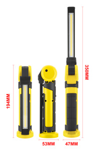 Có thể gập lại có thể sạc lại từ không thấm nước cầm tay LED làm việc ánh sáng có thể điều chỉnh đa chức năng để kiểm tra sửa chữa - Product Image 2
