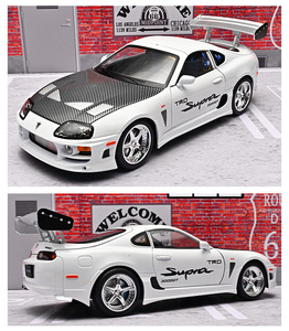 2026-06 JLF <span class=keywords><strong>1</strong></span>:<span class=keywords><strong>24</strong></span> SUPRA A80 Modelo de Coche de Aleación de Simulación, Juguete de Metal para Colección y Decoración de Niños - Product Image 6