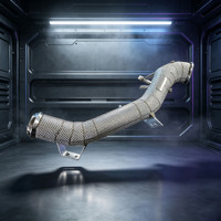 Tuyau d'échappement spécial pour Mercedes Benz avec pare-chaleur AMG C43 C63 W206 2.0T 2024+