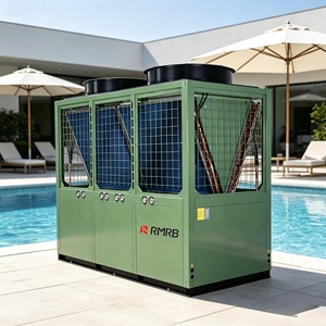 Pompe à chaleur commerciale haut de gamme pour piscine R410A/210kW 380V COP6.0 Titane IPX4 -30 ° C~46 ° <span class=keywords><strong>Chauffe</strong></span>-<span class=keywords><strong>eau</strong></span> pour piscine de parc aquatique - Product Image 6