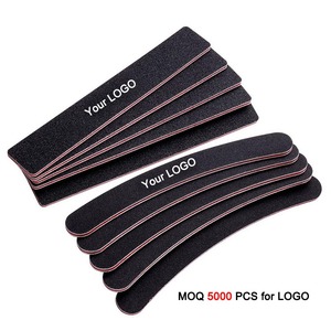 <strong>4</strong> Styles Sandpaper <strong>Nail</strong> <strong>File</strong> Double Side Printed Logo <strong>Buffer</strong> 100/180 Grit <strong>Nail</strong> <strong>File</strong> - Product Image 4