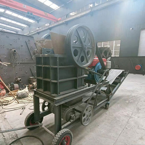 เครื่องบดกรามแบบเคลื่อนที่ขนาดเล็ก PE150X250 ใช้เครื่องยนต์ดีเซล ราคาประหยัด ใช้งานง่าย - Product Image 4