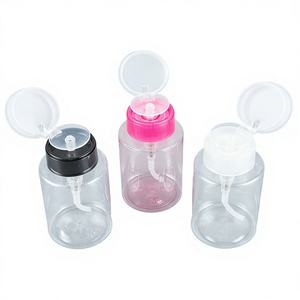 Envases de Plástico Transparente PET al por Mayor para Removedor de Esmalte de Uñas, Botella de <span class=keywords><strong>Spray</strong></span> con Bomba de Presión para Maquillaje - Product Image 2