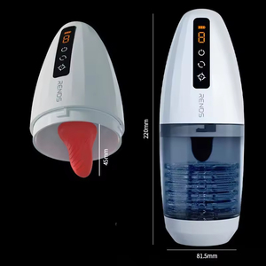 Fully Automatic Electric Adult Sex Toy Male Masturbator USB Rechargeable <b>Vibration</b> Interactive Airplane Cup Soft - Product Image 2