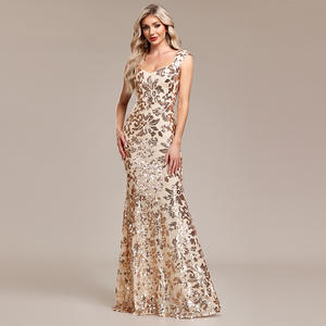 Robes de luxe pour femmes robes de soirée élégantes maille sans manches paillettes robes de soirée femmes sirène robes de <span class=keywords><strong>demoiselle</strong></span> <span class=keywords><strong>d</strong></span>'<span class=keywords><strong>honneur</strong></span> - Product Image 5