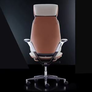 <span class=keywords><strong>Silla</strong></span> de oficina ejecutiva de cuero sintético de diseño moderno al por mayor, base cromada, altura ajustable, <span class=keywords><strong>escalera</strong></span> giratoria trasera competitiva - Product Image 6