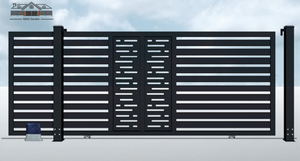 Vlla <span class=keywords><strong>privé</strong></span> personnalisé porte coulissante <span class=keywords><strong>immobilier</strong></span> <span class=keywords><strong>jardin</strong></span> clôture électrique porte - Product Image 2