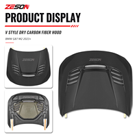 Capó de Fibra de Carbono Seca Estilo AE para BMW M2 G87 Serie 2 G42 M240i 230i Coupé 2022+