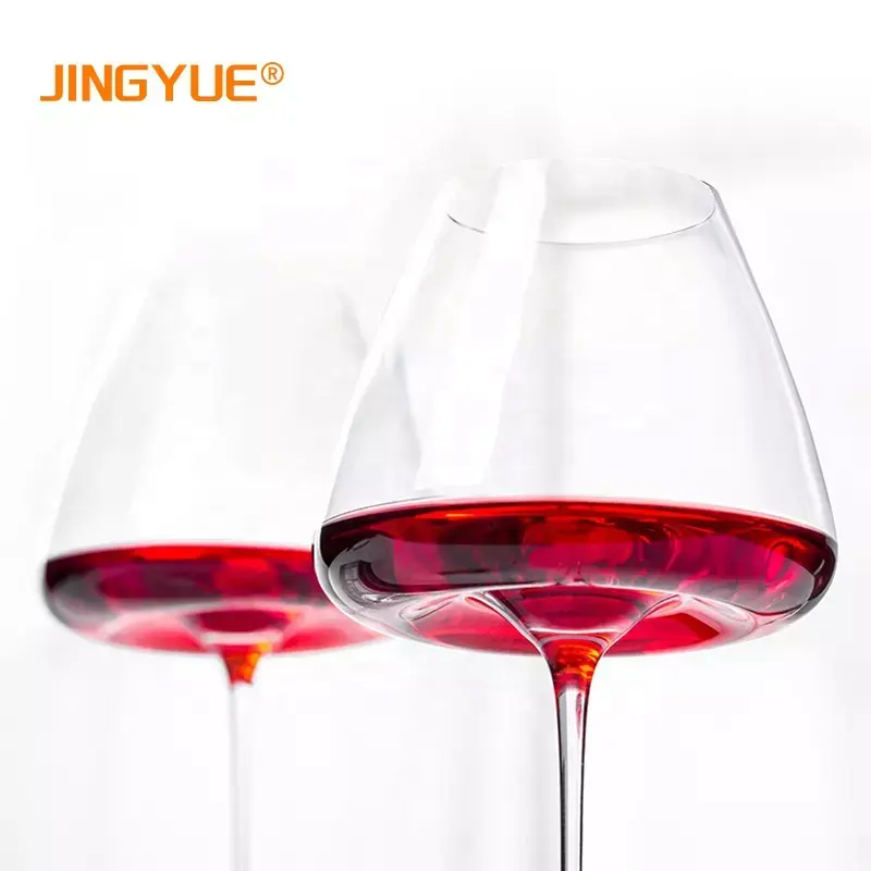 Verres à vin à pied créatifs de 750ml grand verre à vin rouge en cristal fabriqué à la main de qualité supérieure pour la dégustation de vin de mariage