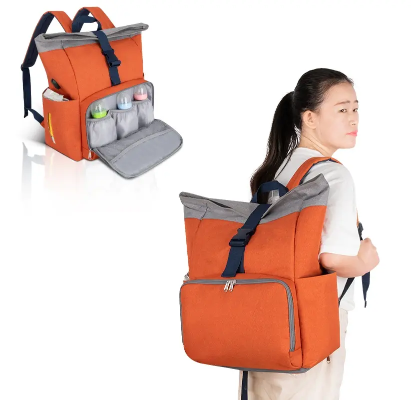 Фабричный пользовательский Большой Вместительный рюкзак для мамы, Детский рюкзак для подгузников, водонепроницаемый детский подгузник, сумки