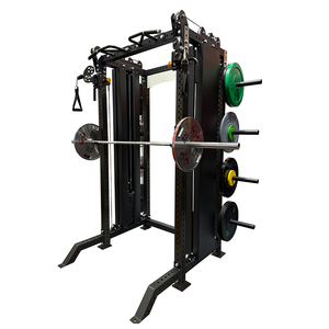 Estación de Entrenamiento Funcional Versátil para Gimnasio en Casa, Sistema de Poleas Dobles Ajustable, para Sentadillas y Press de Banca - Product Image 1