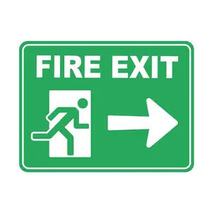 G Exit Sign Warning Guidance Fire Safety Signs