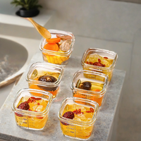 Mini-boîte à lunch en verre chauffable pour bébé, bol pour aliments complémentaires, cuisson au micro-ondes, stockage quantitatif, conservation scellée