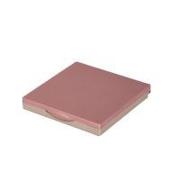 Boîte à fards à paupières vide innovante 3 couleurs, étui carré pour 3 teintes de poudre, emballage cosmétique, boîte à fards à paupières pour surligneur couleur nude