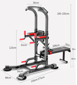 <span class=keywords><strong>Appareil</strong></span> <span class=keywords><strong>de</strong></span> fitness multifonctionnel pour la maison : Barres parallèles, banc <span class=keywords><strong>de</strong></span> musculation, entraîneur complet, équipement <span class=keywords><strong>de</strong></span> stretching au sol et dispositif <span class=keywords><strong>de</strong></span> traction - Product Image 4