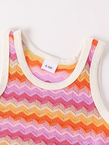 Ensemble deux pièces pour petite fille 2026 : débardeur en tricot à pompons + <span class=keywords><strong>short</strong></span> en jean à pompons – Adorable ensemble 2 pièces - Product Image 4