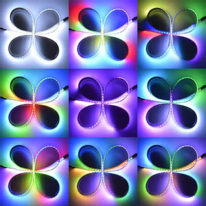 Addressable RGB WS2812B WS2811 5V 12V 5050 RGB Pixel Led Light <b>Strip</b> 1-5M 30 60 144 150 300 Leds 3pin 4pin Led <b>Strip</b> - Product Image 2