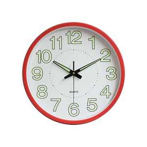 12 Inch Luminous Wall <b>Clock</b> Silent Quartz Analog Round <b>Battery</b> Powered Timepiece for Living Room Bedroom - Product Image 3