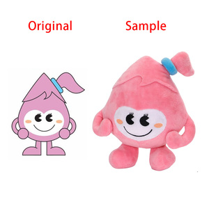 Juguete de Peluche de Conejo con Patrón Personalizado Hecho en Fábrica, Conejo Marrón de Peluche, Juguete de Peluche de Conejo de Orejas Largas - Product Image 3