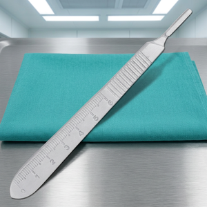 Manche de scalpel chirurgical avec échelle de mesure pour la chirurgie générale, instrument manuel de classe I certifié CE - Product Image 3