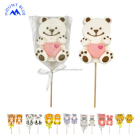 Fabrieks prijs marshmallowstokjes, heerlijke marshmallows, op maat gemaakte marshmallowstokjes met verschillende dierenfiguren