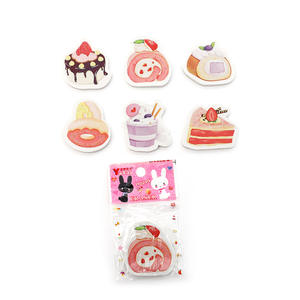 Gomme à effacer créative en forme <span class=keywords><strong>de</strong></span> gâteau <span class=keywords><strong>de</strong></span> <span class=keywords><strong>pain</strong></span> pour enfants, gomme à effacer fantaisie facile à nettoyer pour les élèves, les enfants, la papeterie - Product Image 5