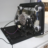 Máquina de Equilibrado Dinámico Portátil, Máquina de Equilibrado Dinámico Universal Horizontal para Rodamientos Rígidos
