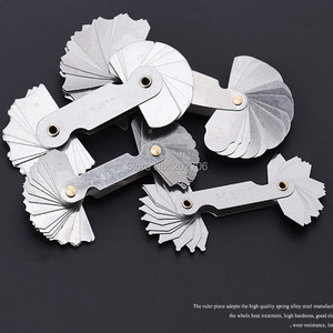 R1-7/7.5-15/15.5-25/26-80 4pcs bán kính đồng hồ đo thép không gỉ lõm lồi hồ quang công cụ đo lường - Product Image 6