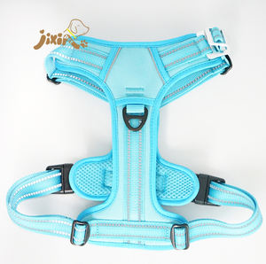 ODM diseño de lujo patrón fácil ajuste reflectante perro Arnes accesorios sin tirar <span class=keywords><strong>Funky</strong></span> perro arnés venta al por mayor ajustable con logotipo - Product Image 5