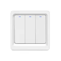 WiFi Tuya Smart Push Button Switch nessun neutro richiesto Smart Life APP Alexa Google Remote Control 1/2/3 Way EU UK interruttore manuale