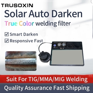 Máscara de Soldadura con Filtro de Esmerilado de Oscurecimiento Automático Solar True Color Mirror True Color Vision, Batería Reemplazable True Color - Product Image 2